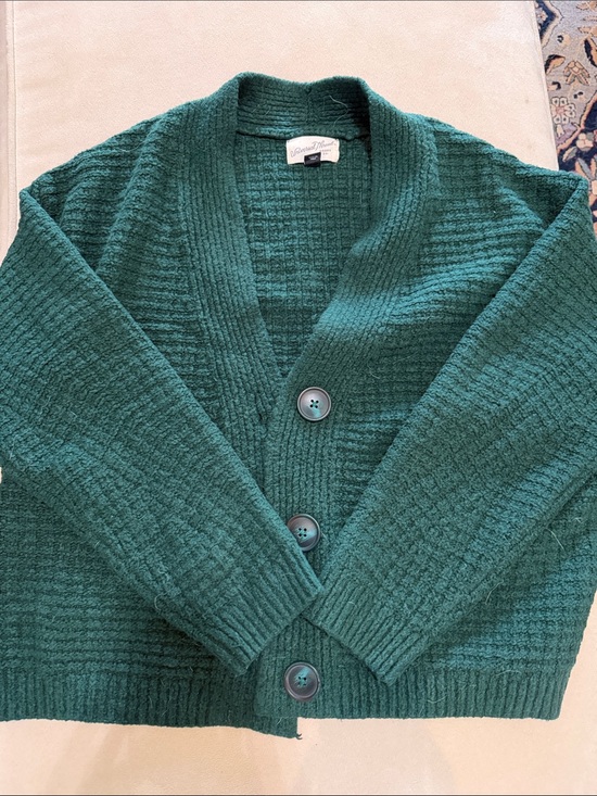 Universal Thread Sweaters - Universal Thread- Green Chunky Knit Cardigan